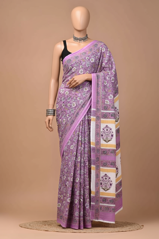 Mul Cotton Saree