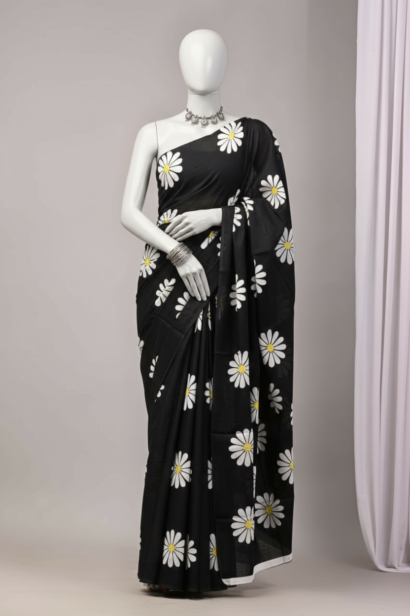 Mul Cotton Saree