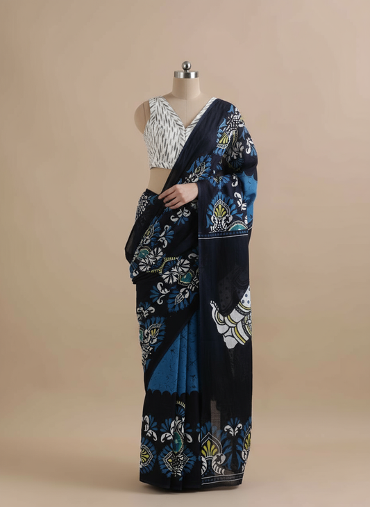 Mul Cotton Saree