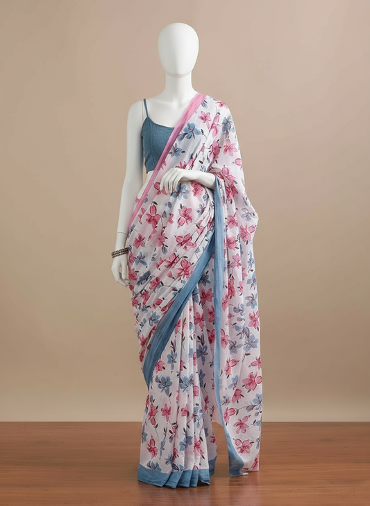 Mul Cotton Saree