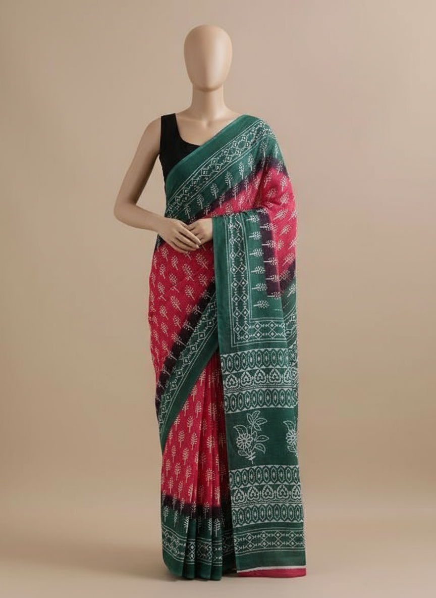Mul Cotton Saree
