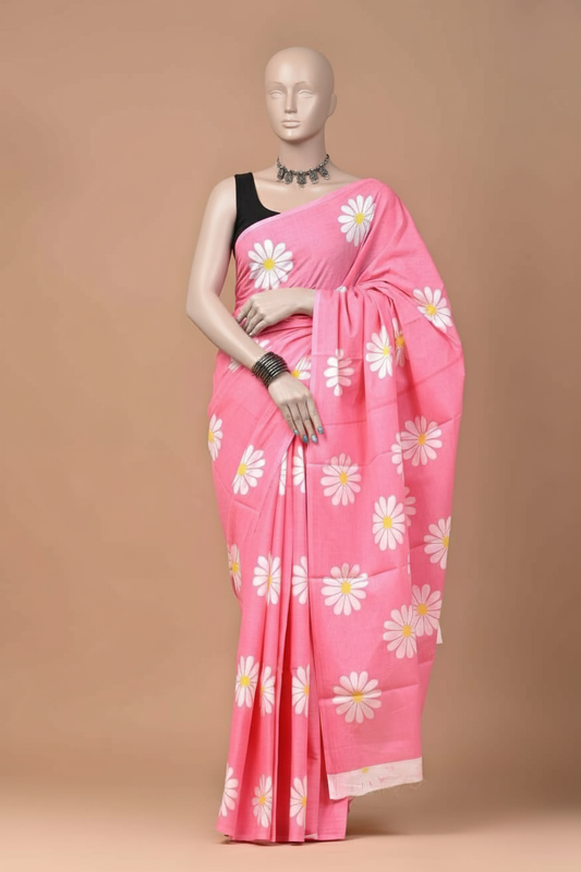 Mul Cotton Saree